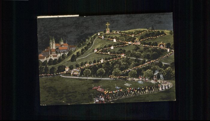 Weingarten Wuerttemberg Weingarten Lichterprozession