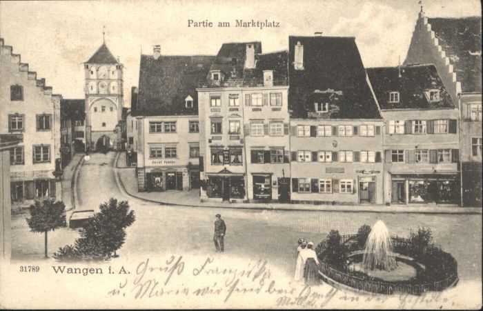 Wangen Allgaeu arktplatz