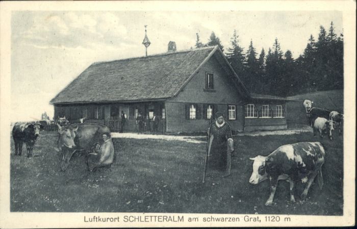 Schletteralm Schwarzer Grat