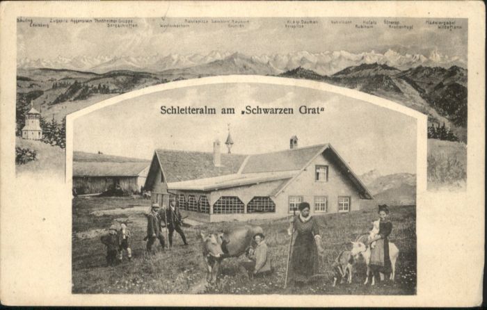Schletteralm Schwarzer Grat