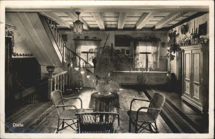 Grossholzleute Gasthof Pension zum Adler Diele