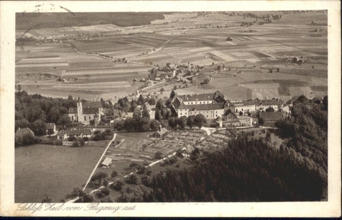Schloss Zeil Fliegeraufnahme