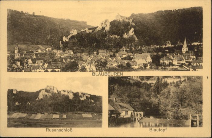 Blaubeuren Rusenschloss Blautopf
