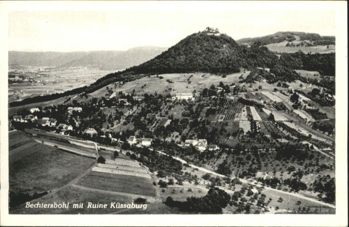 Bechtersbohl Fliegeraufnahme Ruine Küssaburg