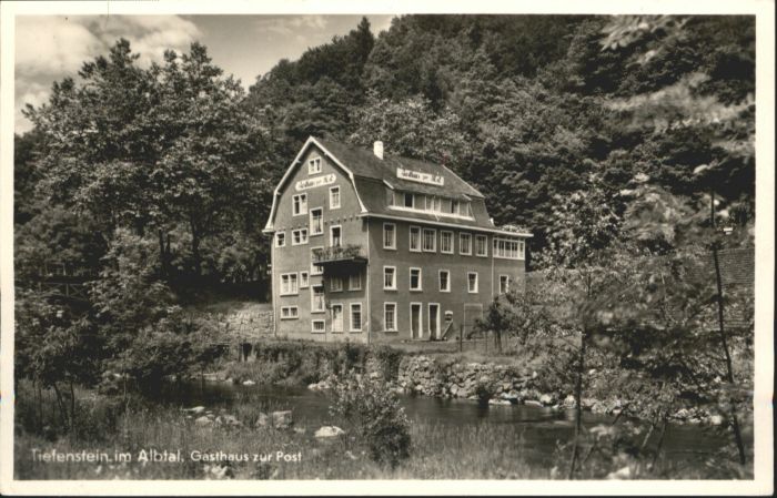 Tiefenstein Albtal Gasthaus zur Post