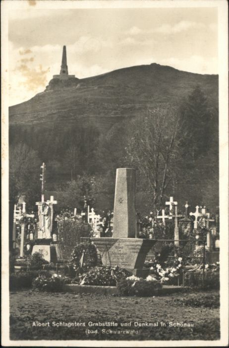 Schoenau Schwarzwald lbert Schlageter Grabstätte Denkmal x