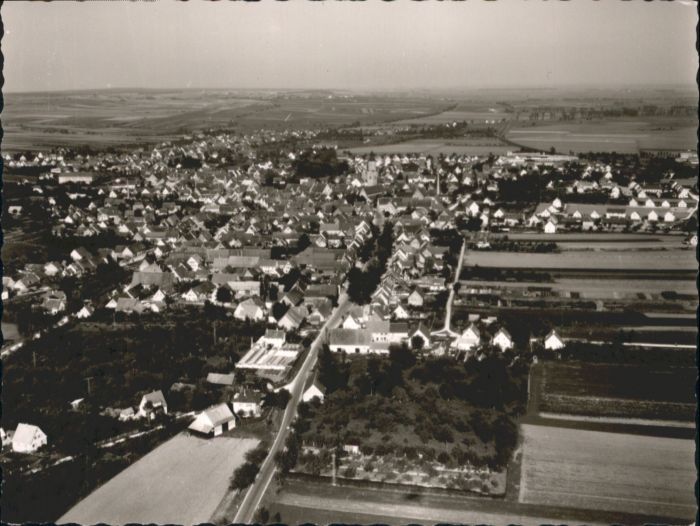 Langenau Wuerttemberg Langenau Fliegeraufnahme