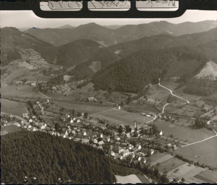 Gutach Schwarzwald Fliegeraufnahme