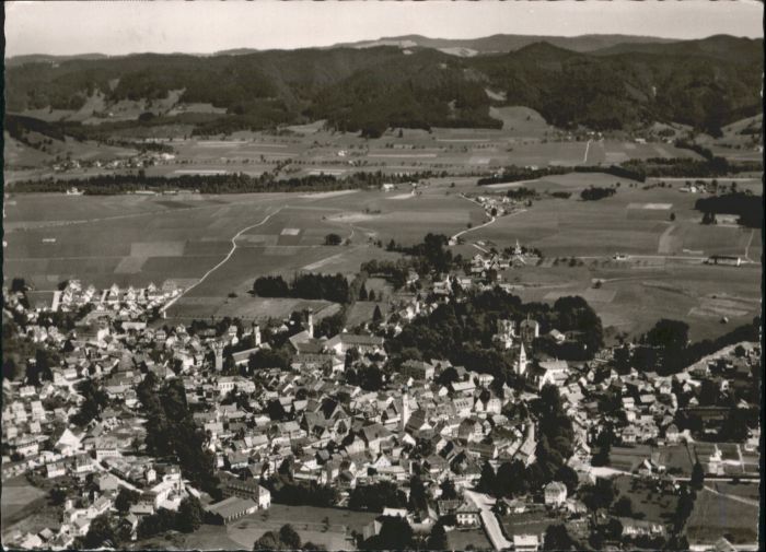 Isny Allgaeu Isny Fliegeraufnahme