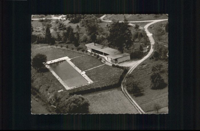 Dogern Badeanstalt Fliegeraufnahme