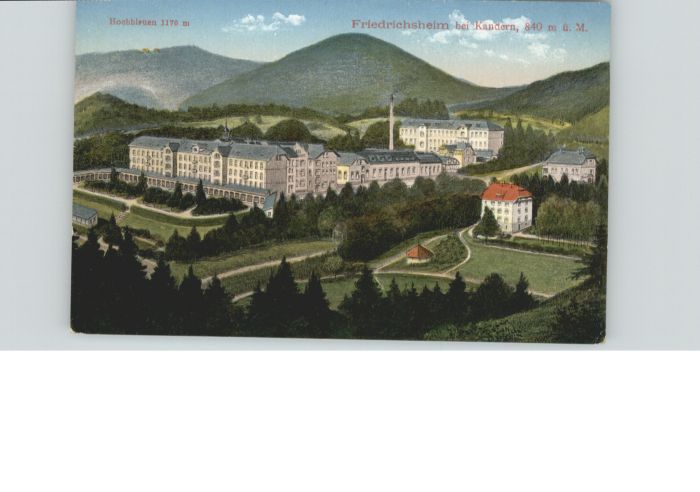 Friedrichsheim Rehaklinik Malsburg-Marze Friedrichsheim Hochblauen