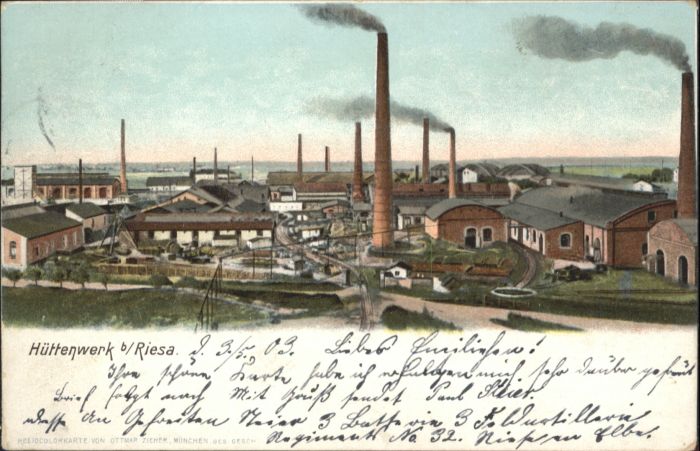 Riesa Sachsen Riesa Hüttenwerk