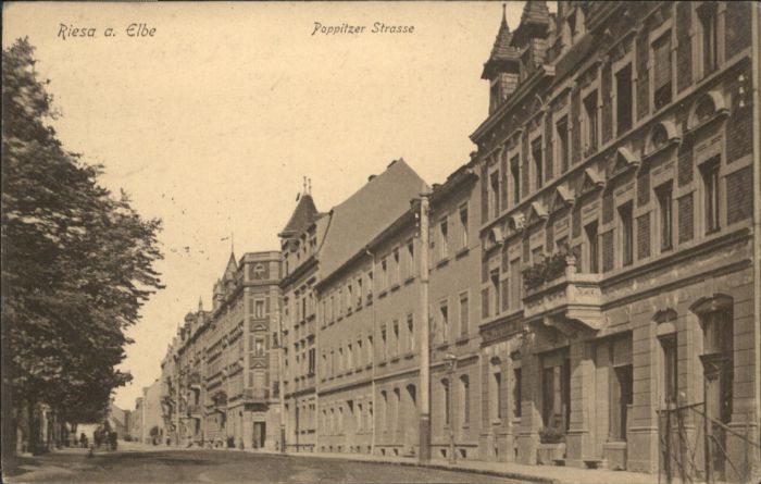Riesa Sachsen Riesa Poppitzer Strasse