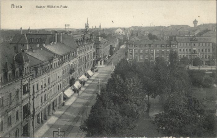 Riesa Sachsen Riesa Kaiser Wilhelm Platz