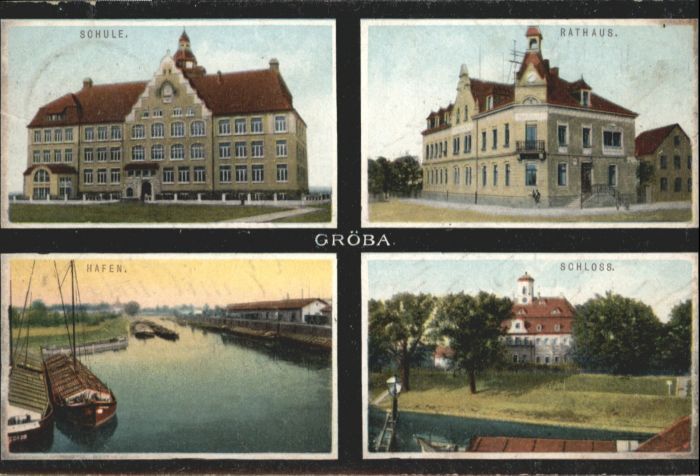 Groeba chule Rathaus Hafen Schloss