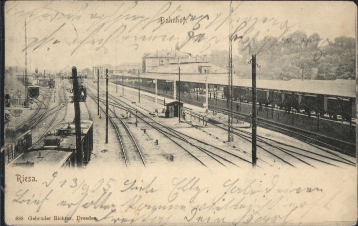 Riesa Sachsen Riesa Bahnhof