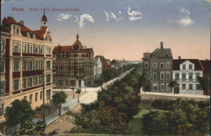 Riesa Sachsen Riesa Bismarckstrasse