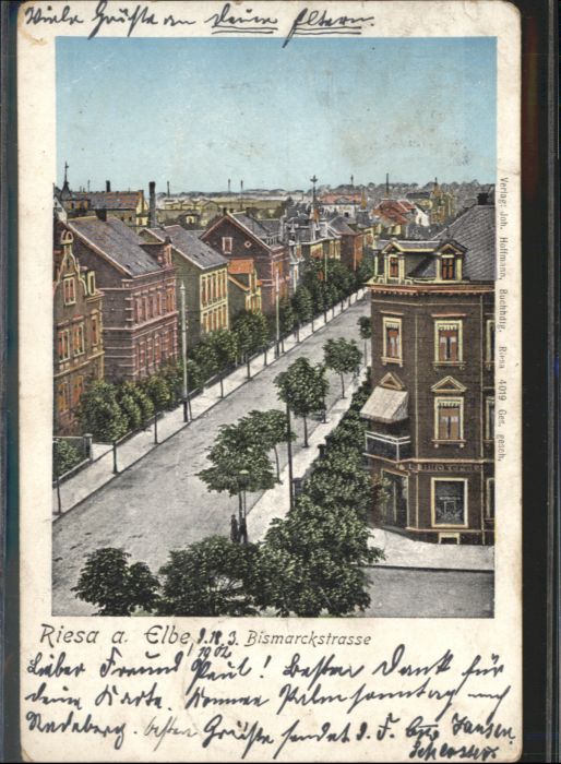 Riesa Sachsen Riesa Bismarckstrasse