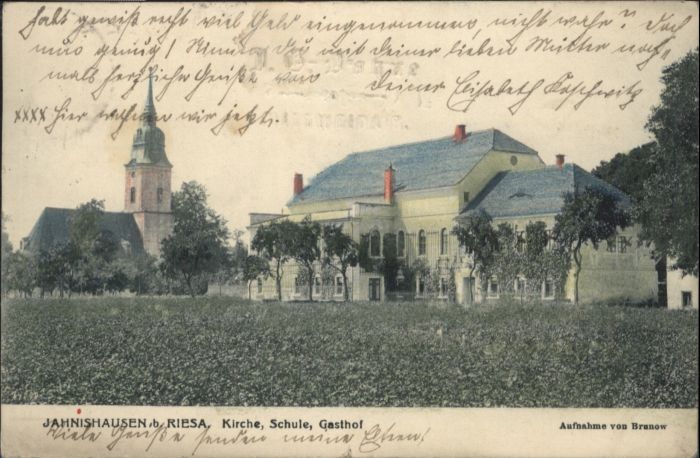 Jahnishausen Kirche Schule Gasthof