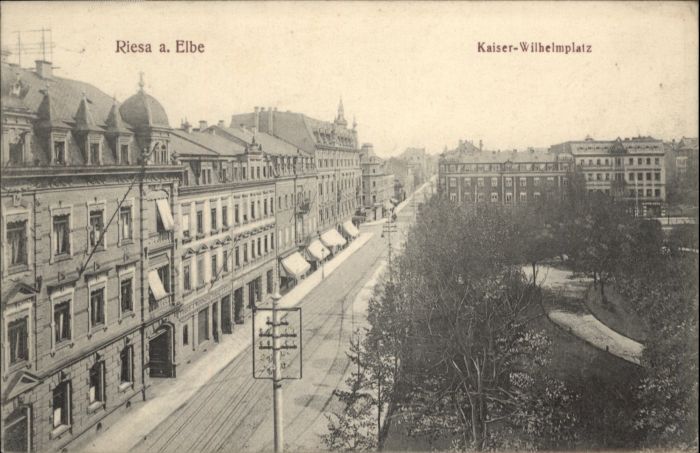 Riesa Sachsen Riesa Kaiser Wilhelm Platz
