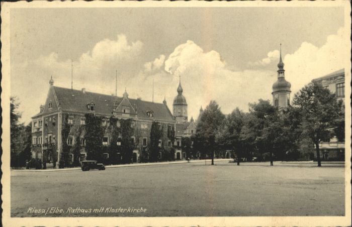 Riesa Sachsen Riesa Rathaus Kloster Kirche
