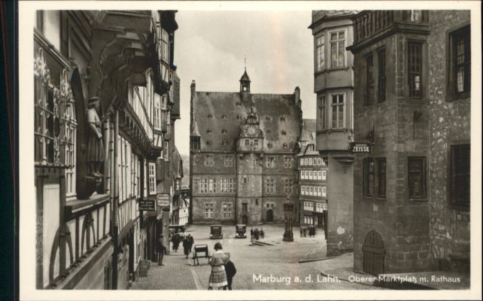 Marburg Lahn Marburg Oberer Marktplatz Rathaus