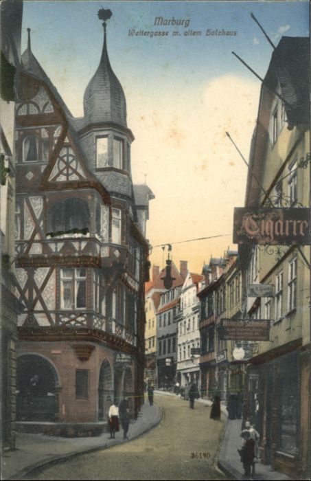 Marburg Lahn Marburg Wettergasse Holzhaus