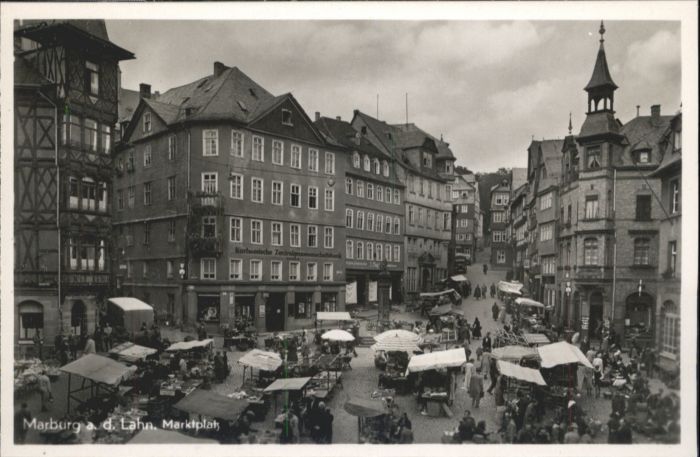 Marburg Lahn Marburg Marktplatz