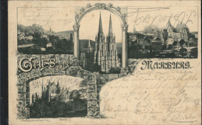 Marburg Lahn Marburg St Elisabeth Kirche Schloss Un