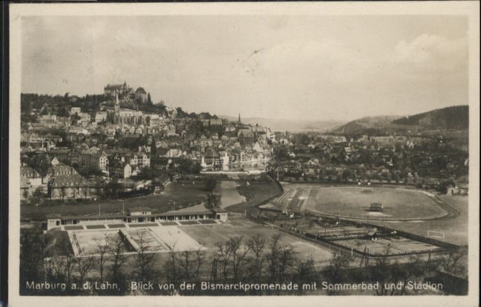 Marburg Lahn Marburg Sommerbad Stadion