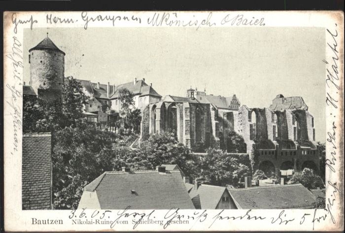 Bautzen Sachsen Nikolai Ruine