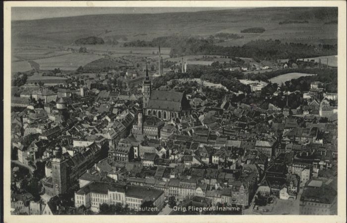 Bautzen Sachsen Fliegeraufnahme