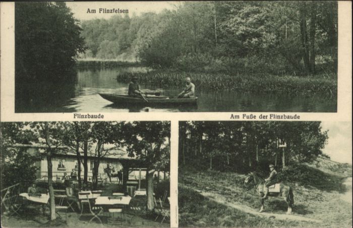 Bautzen Sachsen Flinzbaude Schiff Pferd