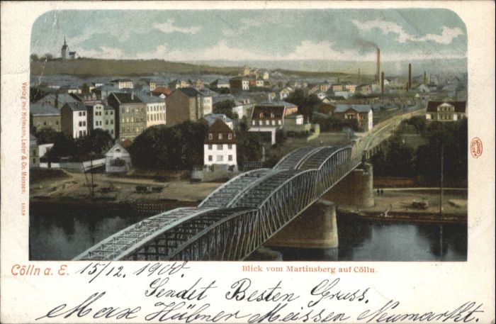 Coelln Elbe Cölln_Meissen Brücke x