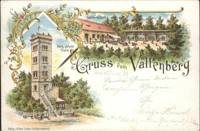 Niederneukirch [Stempelabschlag] Valtenberg Turm Gastw