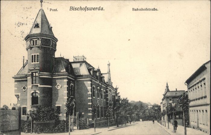 Bischofswerda Post Bahnhofstrasse