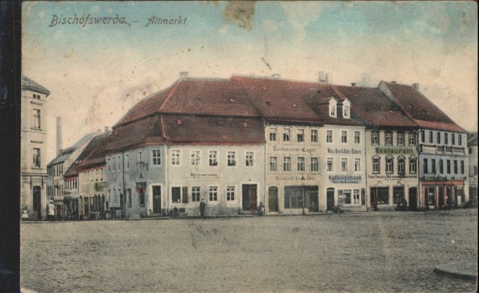 Bischofswerda Altmarkt Restaurant Kaffeeschank