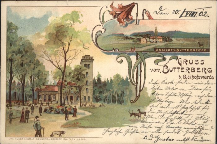 Bischofswerda Butterberg Hund Hirsch