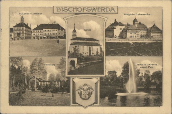 Bischofswerda Marktplatz Rathaus Kirche Königliches L