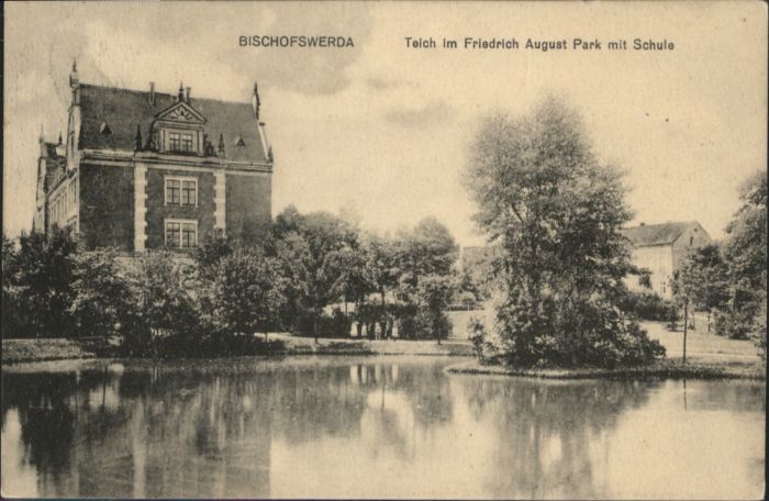 Bischofswerda Teich Friedrich August Park Schule