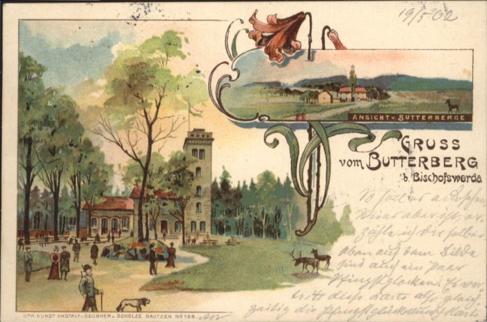 Bischofswerda Butterberg Hund Hirsch