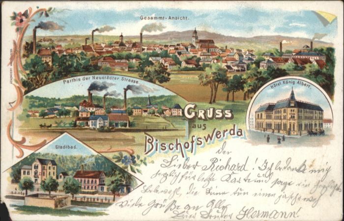 Bischofswerda Neustädterstrasse Stadtbad Hotel König