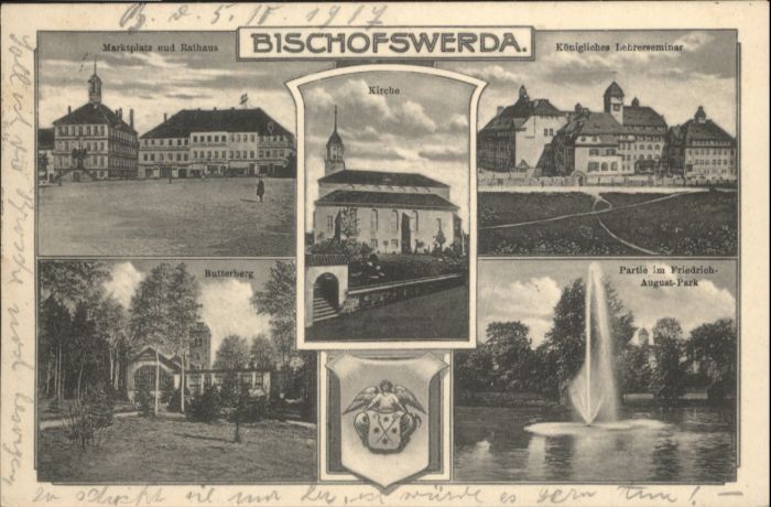 Bischofswerda Marktplatz Rathaus Kirche Königliches L