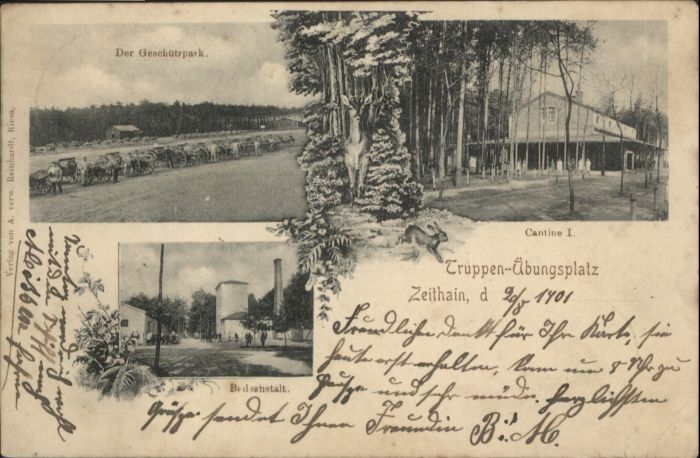 Zeithain Geschützpark Cantine Badeanstalt