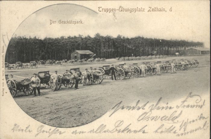 Zeithain Geschützpark Truppen Übungsplatz x