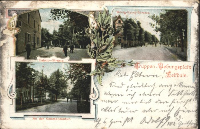 Zeithain König Georgstrasse Fabricestrasse Trupp