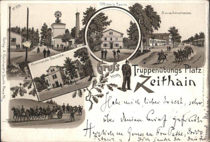 Zeithain Offiziers Casino Barackenstrasse Komman
