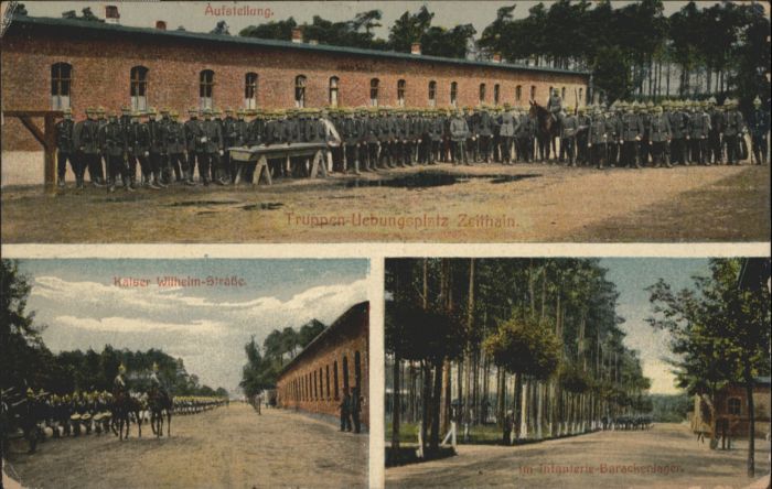 Zeithain Truppenübungsplatz Aufstellung Kaiser W