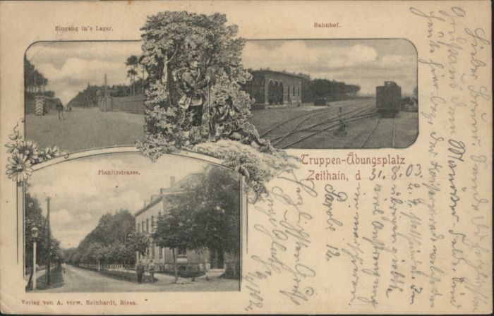 Zeithain Truppenübungsplatz Bahnhof Planitzstras