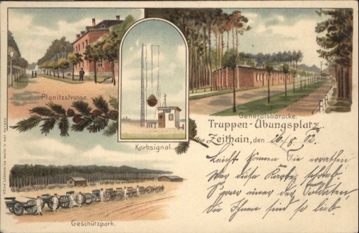 Zeithain Truppenübungsplatz Planitzstrasse Gesch